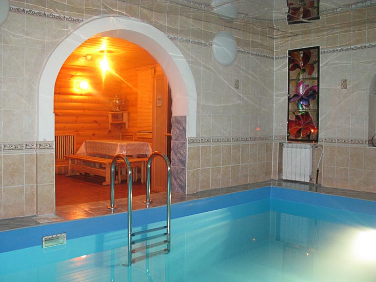 Баня и бассейн в гостинице Инта, Коми